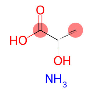 Propanoic acid, 2-hydroxy-, ammonium salt (1:1), (2S)-