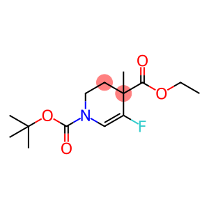 1-tert-butyl 4-ethyl 5-fluoro-4-Methyl-3,4-dihydropyridine-1,4(2H)-dicarboxylate