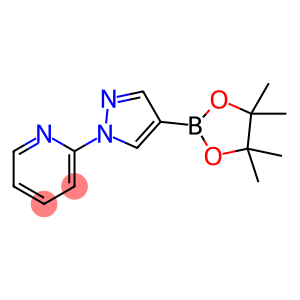 2-(4-(4,4,5,5-四甲基-1,3,2-二氧硼杂环戊烷-2-基)-1H-吡唑-1-基)吡啶