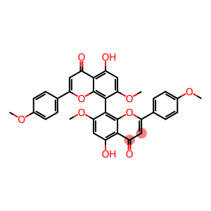 2,2'-Bis(4-methoxyphenyl)-5,5'-dihydroxy-7,7'-dimethoxy-8,8'-bi(4H-1-benzopyran)-4,4'-dione