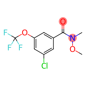 3-chloro-N-methoxy-N-methyl-5-(trifluoromethoxy)benzamide