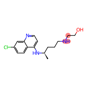 Ethanol, 2-[[4-[(7-chloro-4-quinolinyl)amino]pentyl]amino]-, (R)-