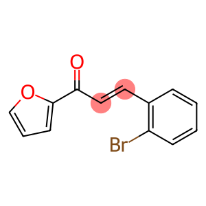 2-Propen-1-one, 3-(2-bromophenyl)-1-(2-furanyl)-, (2E)-