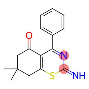 2-Imino-7,7-dimethyl-4-phenyl-2,6,7,8-tetrahydro-5H-1,3-benzothiazin-5-one