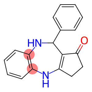 10-苯基-3,4,9,10-四氢苯并[B]环戊烷并[E][1,4]二氮杂卓-1(2H)-酮