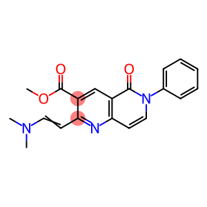 2-[(E)-2-(二甲基氨基)乙烯基]-5-氧代-6-苯基-5,6-二氢-(口+奈)啶-3-甲酸甲酯