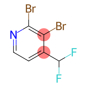 Pyridine, 2,3-dibromo-4-(difluoromethyl)-