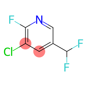 Pyridine, 3-chloro-5-(difluoromethyl)-2-fluoro-