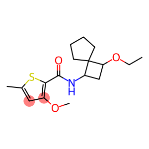 2-Thiophenecarboxamide, N-(3-ethoxyspiro[3.4]oct-1-yl)-3-methoxy-5-methyl-