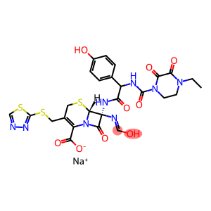 (7R)-3-[[(1,3,4-Thiadiazol-2-yl)thio]methyl]-7-formylamino-7β-[[(4-hydroxyphenyl)[[(4-ethyl-2,3-dioxopiperazin-1-yl)carbonyl]amino]acetyl]amino]cepham-3-ene-4-carboxylic acid sodium salt