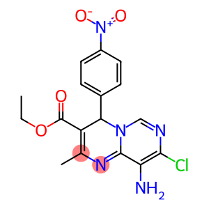 ethyl 9-amino-8-chloro-2-methyl-4-(4-nitrophenyl)-4H-pyrimido[1,6-a]pyrimidine-3-carboxylate