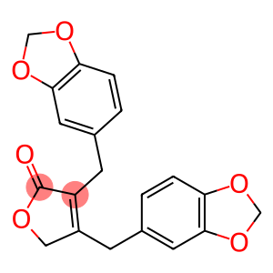 2,3-Bis(3,4-methylenedioxybenzyl)but-2-en-4-olide