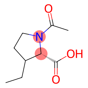 1-acetyl-3-ethylpyrrolidine-2-carboxylic acid