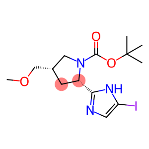 (2S,4S)-2-(5-Iodo-1H-imidazol-2-yl)-4-(methoxymethyl)-1-pyrrolidinecarboxylic acid 1,1-dimethylethyl ester