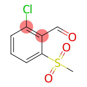 2-chloro-6-methanesulfonylbenzaldehyde