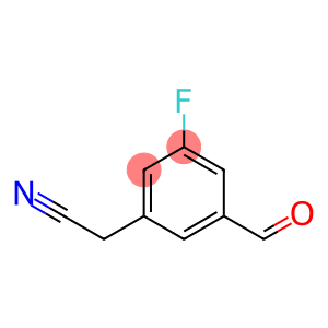 2-(3-氟-5-甲酰基苯基)乙腈