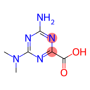 4-Amino-6-(dimethylamino)-1,3,5-triazine-2-carboxylic acid