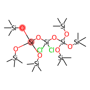 Pentasiloxane, 5,5-dichloro-1,1,1,9,9,9-hexamethyl-3,3,7,7-tetrakis[(trimethylsilyl)oxy]-