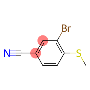 3-Bromo-4-(methylsulfanyl)benzonitrile