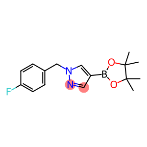 1-[(4-fluorophenyl)methyl]-4-(4,4,5,5-tetramethyl-1,3,2-dioxaborolan-2-yl)-1h-pyrazole