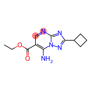 [1,2,4]Triazolo[1,5-a]pyrimidine-6-carboxylic acid, 7-amino-2-cyclobutyl-, ethyl ester