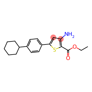 3-氨基-5-(4-环己基苯基)噻吩-2-甲酸乙酯