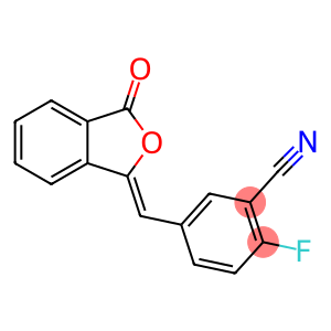 (Z)-2-氟-5-((3-氧代异苯并呋喃-1(3H)-亚基)甲基)苯腈