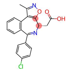 4H-Isoxazolo[5,4-d][2]benzazepine-4-acetic acid, 6-(4-chlorophenyl)-1-methyl-, (4S)-