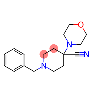 4-(4-吗啉基)-1-(苯基甲基)-4-哌啶甲腈