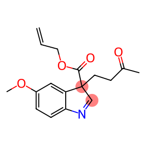 3H-Indole-3-carboxylic acid, 5-methoxy-3-(3-oxobutyl)-, 2-propen-1-yl ester