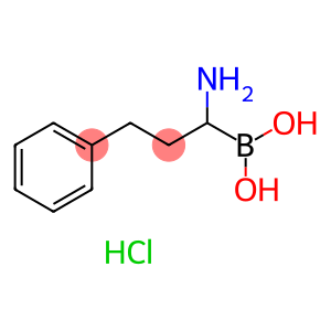 Boronic acid, B-(1-amino-3-phenylpropyl)-, hydrochloride (1:1)