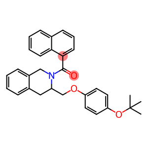 [3-[[4-(1,1-Dimethylethoxy)phenoxy]methyl]-3,4-dihydro-2(1H)-isoquinolinyl]-1-naphthalenylmethanone