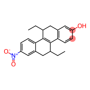 2-nitro-5,11-diethyl-5,6,11,12-tetrahydrochrysen-8-ol