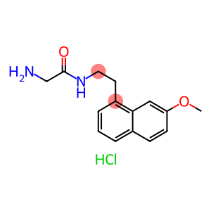 Acetamide, 2-amino-N-[2-(7-methoxy-1-naphthalenyl)ethyl]-, hydrochloride (1:1)