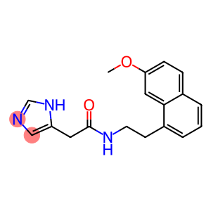 1H-Imidazole-5-acetamide, N-[2-(7-methoxy-1-naphthalenyl)ethyl]-