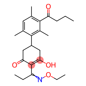 2-[1-(Ethoxyimino)propyl]-3-hydroxy-5-[2,4,6-trimethyl-3-(1-oxobutyl)phenyl]-2-cyclohexen-1-one