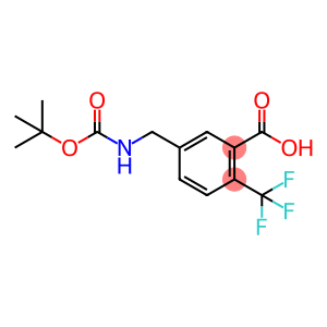 5-(((TERT-BUTOXYCARBONYL)AMINO)METHYL)-2-(TRIFLUOROMETHYL)BENZOIC ACID