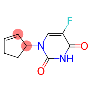 1-(2-CYCLOPENTEN-1-YL)-5-FLUORO-2,4(1H,3H)-PYRIMIDINEDIONE