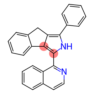 Indeno[1,2-c]pyrrole, 2,8-dihydro-3-(1-isoquinolinyl)-1-phenyl-