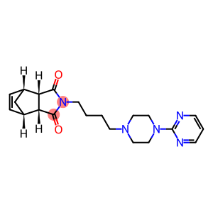 (3aR,4S,7R,7aS)-2-[4-(4-pyrimidin-2-ylpiperazin-1-yl)butyl]-3a,4,7,7a-tetrahydro-1H-4,7-methanoisoindole-1,3-dione