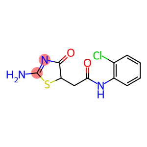 N-(2-chlorophenyl)-2-(2-imino-4-oxothiazolidin-5-yl)acetamide