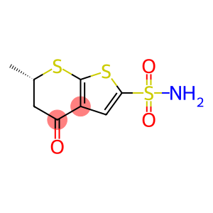 (6S)-6-methyl-4-oxo-5,6-dihydrothieno[2,3-b]thiopyran-2-sulfonamide