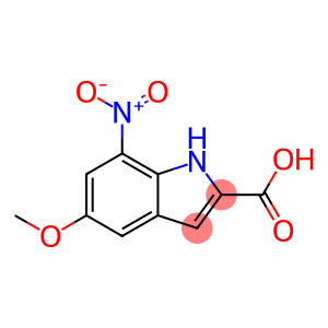 5-甲氧基-7-硝基-2-吲哚羧酸