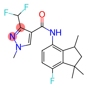 3-(difluoromethyl)-N-(7-fluoro-1,1,3-trimethyl-2,3-dihydro-1H-inden-4-yl)-1-methyl-1H-pyrazole-4-carboxamide