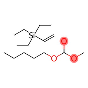 Methyl (2-(triethylsilyl)hept-1-en-3-yl) carbonate