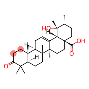 3-Oxo-19alpha-hydroxyurs-12-en-28-oic acid