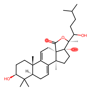 3β,17,20,22-Tetrahydroxy-5α-lanosta-7,9(11)-dien-18-oic acid γ-lactone