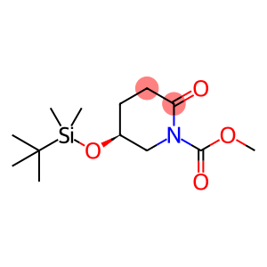 1-Piperidinecarboxylic acid, 5-[[(1,1-dimethylethyl)dimethylsilyl]oxy]-2-oxo-, methyl ester, (5S)-