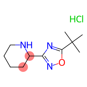 5-tert-Butyl-3-(piperidin-2-yl)-1,2,4-oxadiazole hydrochloride