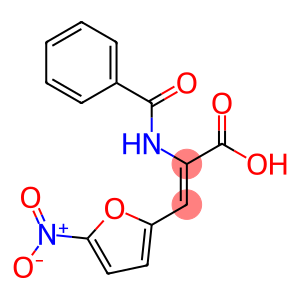 2-Propenoic acid, 2-(benzoylamino)-3-(5-nitro-2-furanyl)-, (Z)- (9CI)